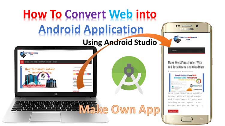 convert website into android application