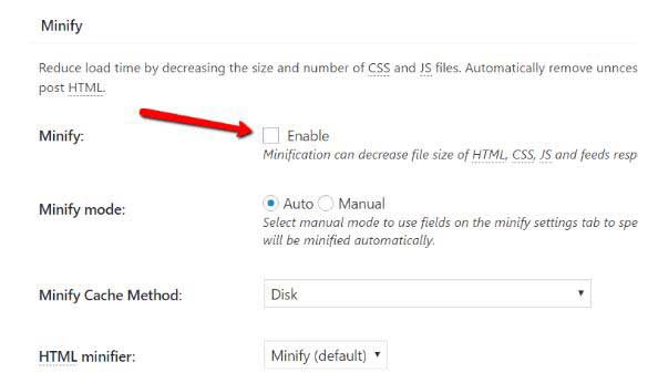 w3 total cache configure